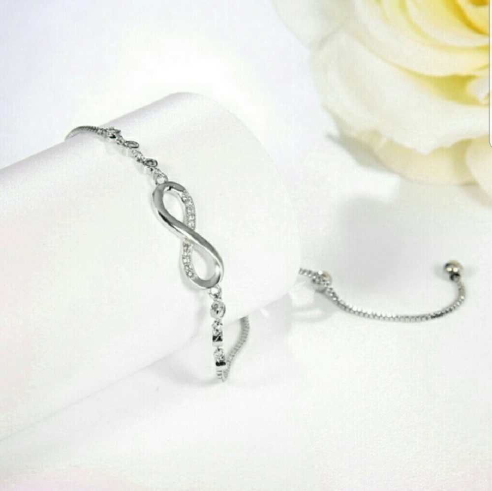 Sterling Silver Infinity Bracelet